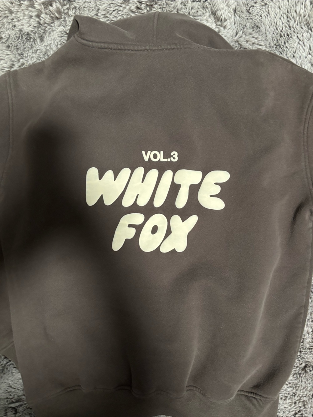 WHITE FOX VOL.3 Logo Sweatshirt — Dark Gray